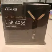 ASUS USB-AX56 Dual Band AX1800 USB Wi-Fi 6 Adapter NEW 1 YR Wrty TAX INVOICE