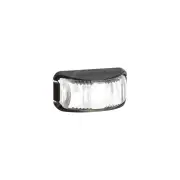 2 x Narva 9-33V LED Front End Outline Marker Lamps w/Black Deflector Base 91613