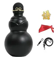 Water Bottle Gourd - Portable Camping Water Flask | Traditional Culture Drinking Wine Flask, 900ml Game Beverage Container for Outdoor Activities