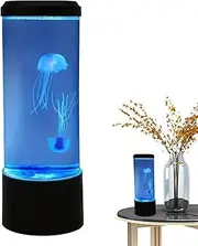 LED Jellyfish Night Light - LED 7 Color Changing Night Light USB Jellyfish Lamp | Small Mood Light Aquarium Light Lamp for Bedroom & Home