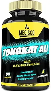 300:1 Tongkat Ali for Men Capsules 4800mg - Extract for Mood, Health & Immune Support - Blended Safed Musli & Black Pepper - 90 Counts for 3 Months