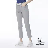 在飛比找momo購物網優惠-【Lynx Golf】女款吸濕排汗環保透氣易溶紗後袋格紋布窄