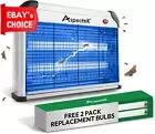 Powerful 20W Bug Zapper Indoor Outdoor Insect Killer with 2 Replacement Bulbs