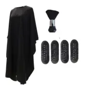 Professional Barber kit which includes Barber Cape, Hair Holders and Neck
