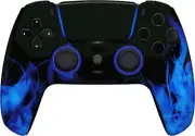 Custom ps5 controller design Wireless Controller Compatible PS5 Blue Flame