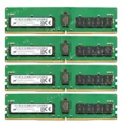 Micron 128GB 4X32GB 2RX8 DDR4-3200MHZ PC4-25600 1.2V RDIMM ECC REG Server Memory