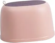 LIFKOME Shower Stool for Boys and Girls Bath Seat Overlap Storage Portable Plastic Bench for Bathroom