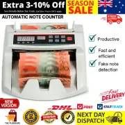 Australian Money Bill Note Counter Auto Counting Fake Note UV Detector Machine