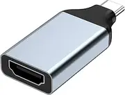 4K60HZ USB C to HDMI Adapter,[Thunderbolt 3/4] USB C to HDMI Adapter for Monitor，Mini,USBC to HDMI Adapter Compatible for iPhone16/ 15 Pro/Max, MacBook Pro/Air, iPad, iMac and More