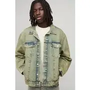 Mens Stonewash Regular Denim Jacket