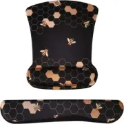 Wrist Rest and Mouse Wrist Rest Pad Made of Memory Foam Ergonomic 3in1 Keyboard