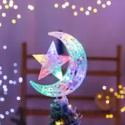 Holiday Christmas Tree Topper Light Decorations Star Xmas Treetop Lamp