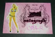 2015 Benchwarmer JESSA HINTON Pink Archive #40 Pink Foil Autograph/10 PLAYBOY