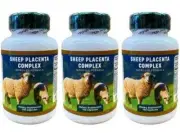 3 Sheep Placenta with Grape Seed, Collagen, Vitamin E Zinc 300caps in total