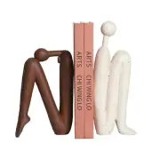The perseids Decorative Bookends for Heavy Books, Thinker Statue Book Holders...