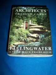 FRANK LLOYD WRIGHT Architects Trading Cards FALLINGWATER 1995 ACME Falling Water