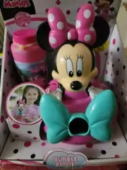 NEW! Disney Junior Bubble Bellie Minnie Mouse W/ Magic Bubbles