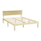 Bed Frame Queen Size Wooden Base Mattress Platform Timber Pine YUMI Artiss