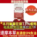 🎁87折=13%蝦幣回饋｜新效期2026年⭐️達摩本草 高濃度 80% 90% EPA專利深海魚油120顆迷你好吞