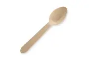 100 Pieces X 10cm Wooden Teaspoon Party Bulk Pack