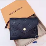 現貨二手 LV LOUIS VUITTON 路易威登 M58880 ZOÉ 錢包 三折短夾 海軍藍色 現貨 實拍