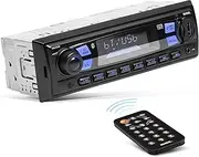 Sound Storm Laboratories ML43B Multimedia Car Stereo - Single Din, MP3 Player, No CD/DVD, Bluetooth Audio and Hands-Free Calling, USB, SD, AUX in, AM/FM Radio, Wireless Remote