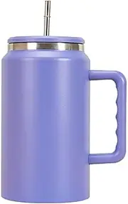 Generico TERMO TAGH - TERMA TAGHE WITH STRAW AND HANDO | High Capacity Keeps Straw Cups Cold Insulating For Drinks, Juice, Beer, Coffee, Milk, Milk