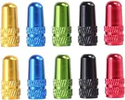 Kisangel 30pcs Dust Covers Bike Tire Cap Fuel Tires Automotive Tools ATC Auto Tools Tank Car Tools Kit Wheel Aluminum Aerator Caps