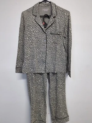 Victoria Secret Modal Soft Long Pajama Set S/P Turtle Dove New Glam Leo (80805)