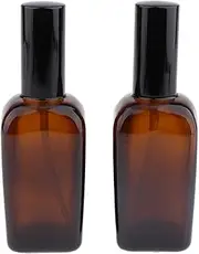Generic 2 Pieces Amber of Glass Bottle Spray Bottle Pump/Spray Head, 100ml