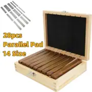 Parallel Pad Gauge Setup Blocks Height Gauge Setup Bars CNC Milling Pads 28pcs