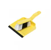 Edco 1912 Dust Pan Brush Set - Yellow Single