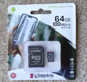 kingston 64mb - 100MB/s - Micro SD Select Plus; b16