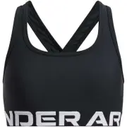 Under Armour Kids Girls Crossback Sports Bra Juniors Medium Impact Scoop Neck