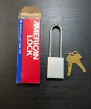 American Lock A1107CLR Lockout Padlock, Silver