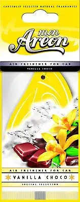 Original Areon Air Freshener Scent Container Car Scent Perfume Vanilla/Chocolate