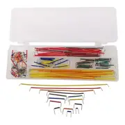 140pcs Solderless Breadboard Jumper Cable Wire Kit U Shape for Arduino Shield US