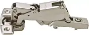 Complete Hinge With Plate Clip-on, 165 Degree, Full Overlay, Soft closing, Cam A