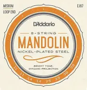 D'Addario EJ67 Nickel Plated Mandolin Strings Medium 11 - 39