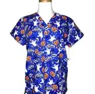Halloween Scrub Top by Cassandra O