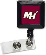 WinCraft NBA Miami Heat Retractable Badge Holder with Metal Clip