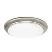 AFX BRNF12LAJD1 Baron 12"W LED Flush Mount Bowl Ceiling Fixture - Nickel