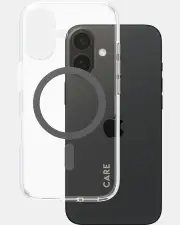 CARE by Panzer Flagship MagSafe Phone Case for iPhone 16 - Black