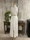 Womens Christian Siriano Linen Set Sz 8