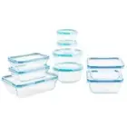 Snapware Pyrex 18-piece Glass Food Storage Set for Versatile and Durable Stor...