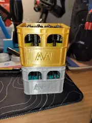 Beer Crates | 3D Print | AA | AAA Battery Containers | Stackable | Color Choice