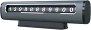Temporary Parking Plate | Hideable Phone Number Sign Telephone Number Plate Temporary Parking,Dashboard Ornament Phone Number Plate Parking Plate Temporary Stop Sign for Car Parking Number