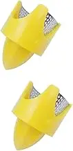 Hoement 2pcs Lemon Grater Citrus Scraper Orange Peeler Fruit Zester Easy Peel Slicer for Kitchen
