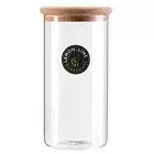 Lemon & Lime Stockholm 1.3L Glass Canister Cork Lid Kitchen Container Storage