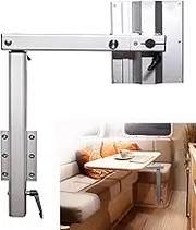 HWHongRV Camper Van Folding Table Legs, Motorhomes Table Legs 90° Folding Top, Detachable Height Adjustable, Furniture Camper Van for RV Travel Trailer